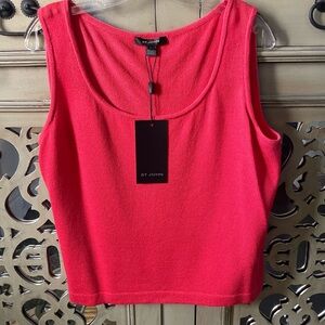 St. John Vibrant Rouge Tank Top